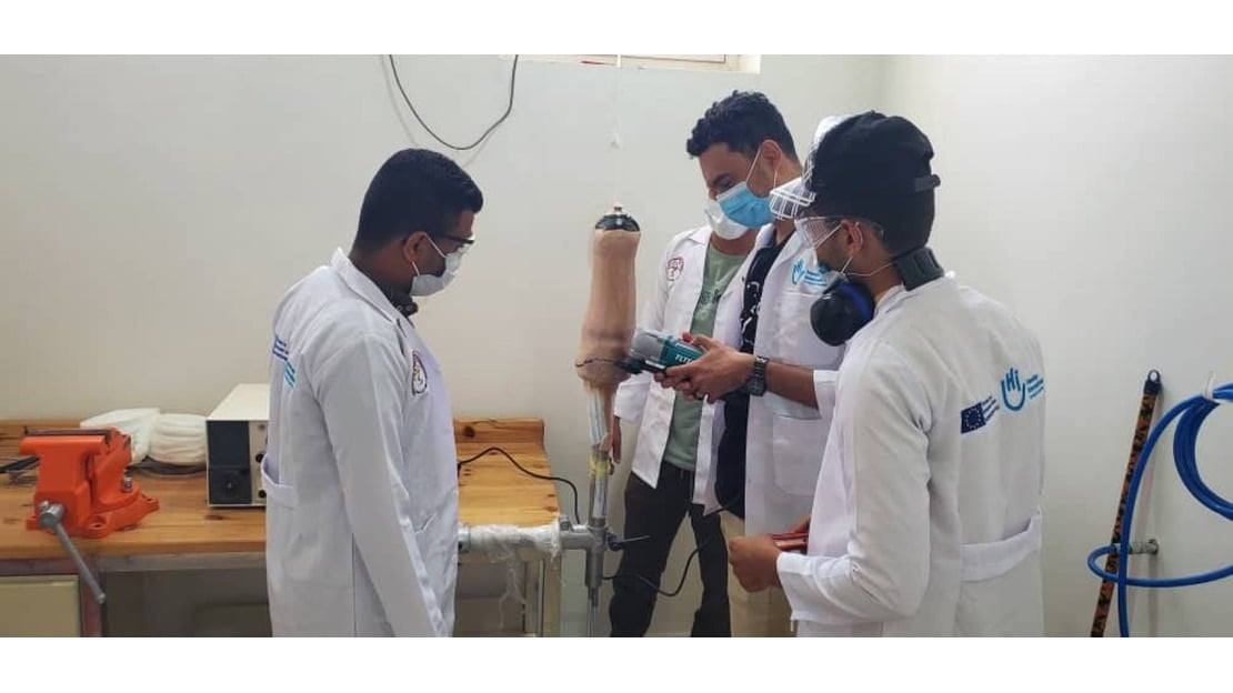 HI opens a prosthetic center in Hodeidah, Yemen