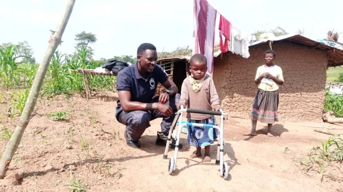 7-year-old Elizabeth walks to a brighter future